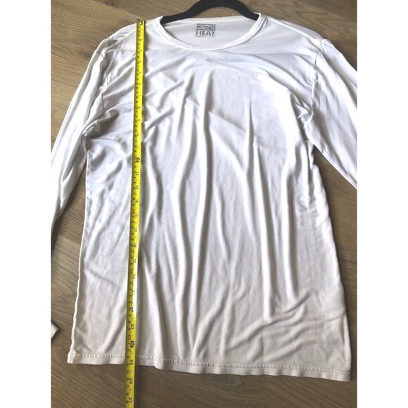 32 DEGREES- MENS WHITE LONG SLEEVE CREW NECK PULLOVER WARM SHIRT SIZE LARGE - Picture 6 of 6